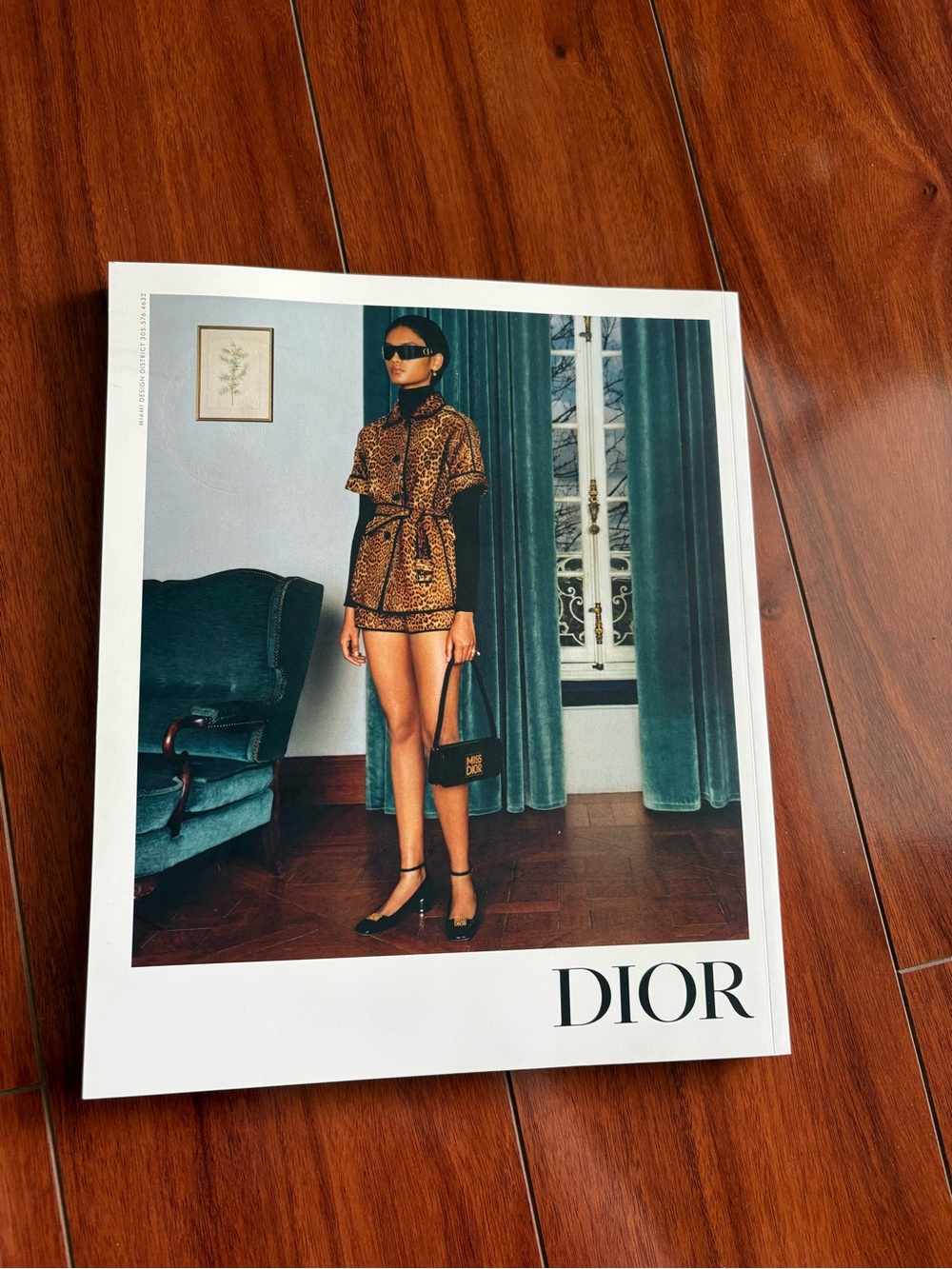 Dior Black & Gold Fashion Wall Art Print